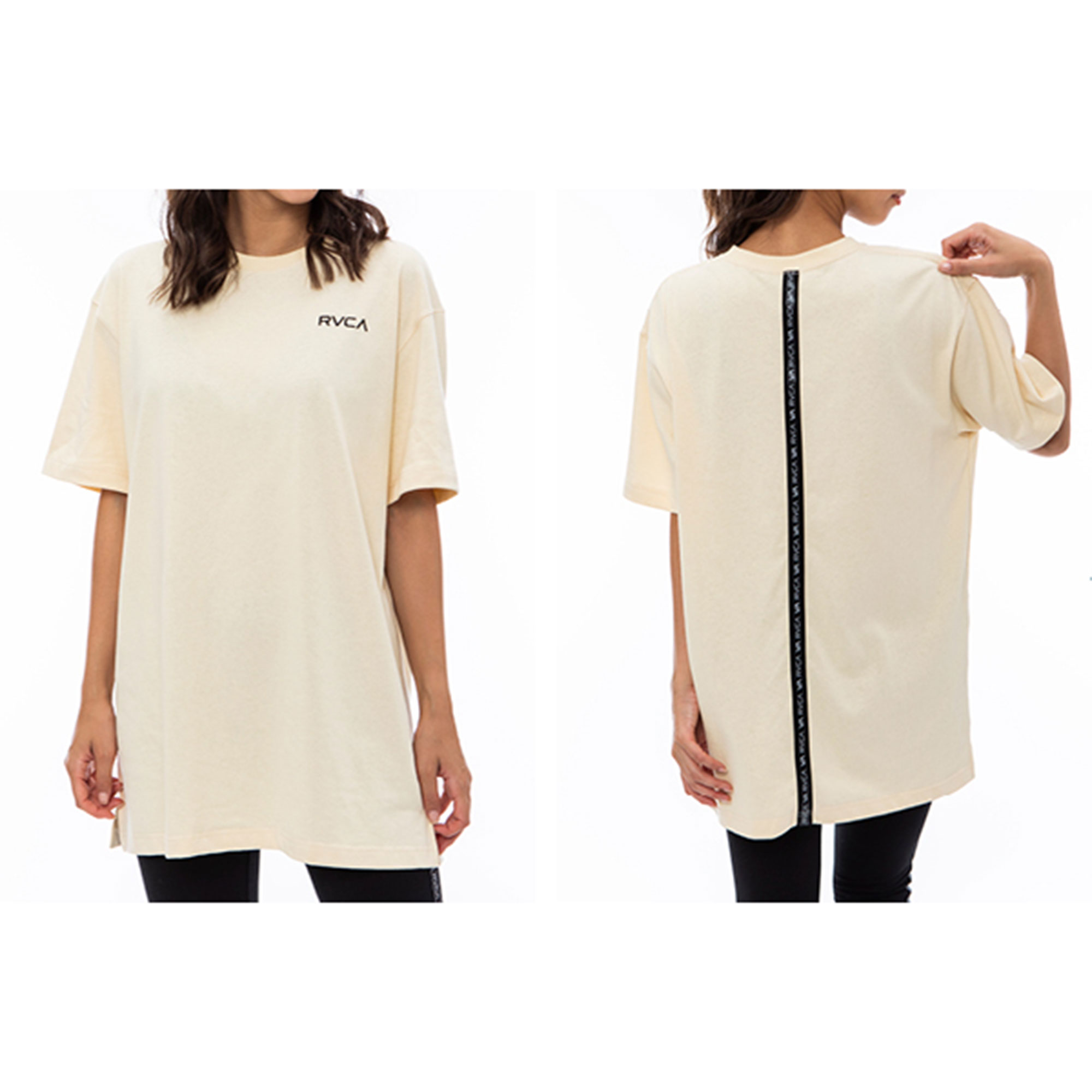 RVCA ルーカ ワンピース レディース BACK LINE TEE OP BD043424