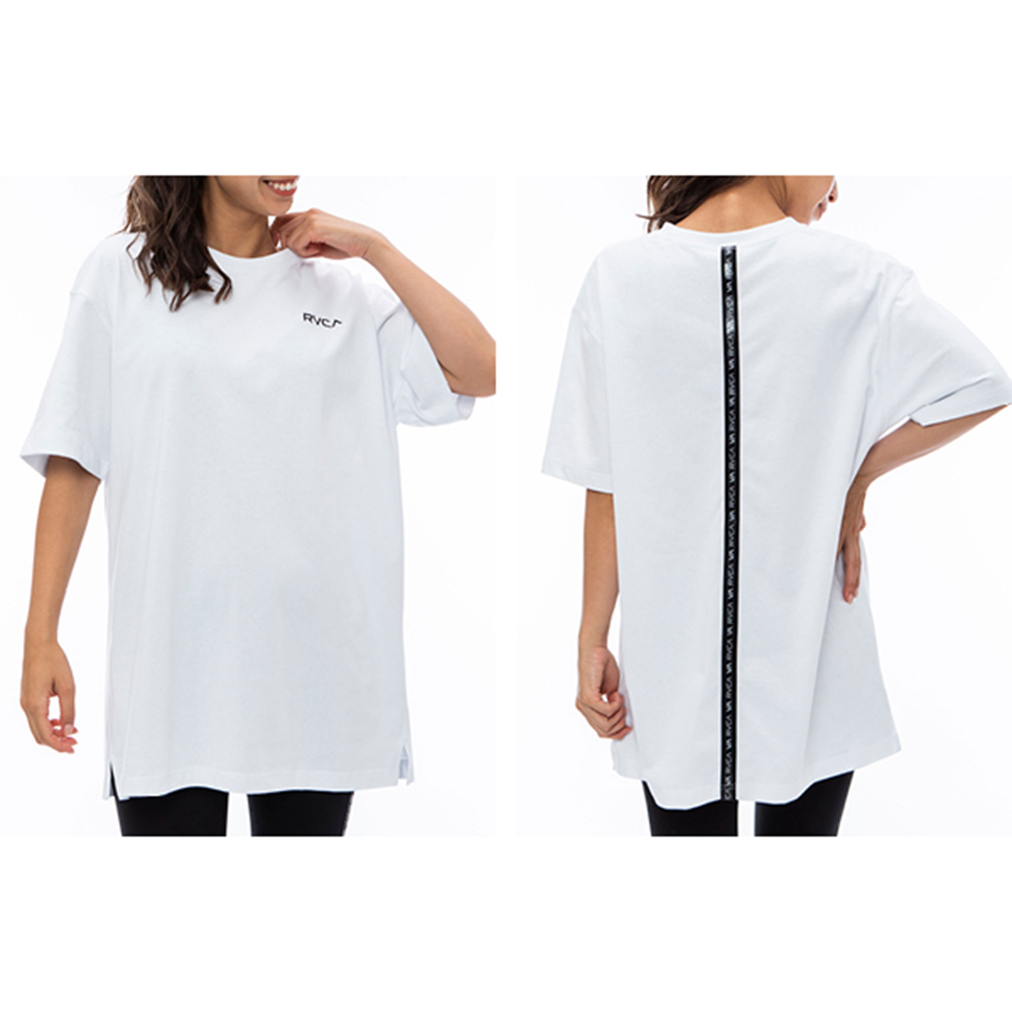 RVCA ルーカ ワンピース レディース BACK LINE TEE OP BD043424