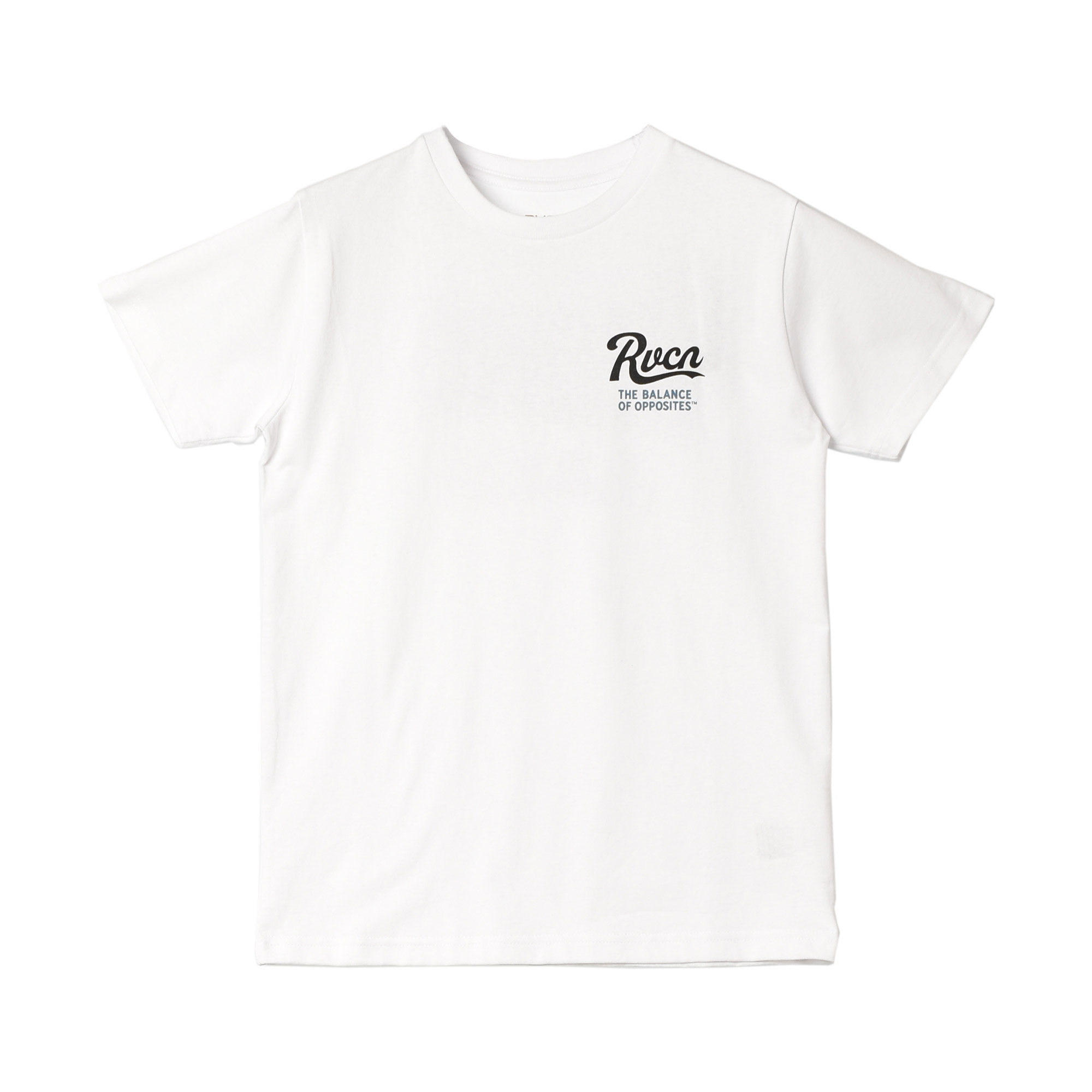 【ゆうパケット可】 ルーカ 半袖Tシャツ キッズ ジュニア 子供 RVCA BE045227 グレー ホワイト 白 トップス tシャツ 半袖｜z-mall｜05