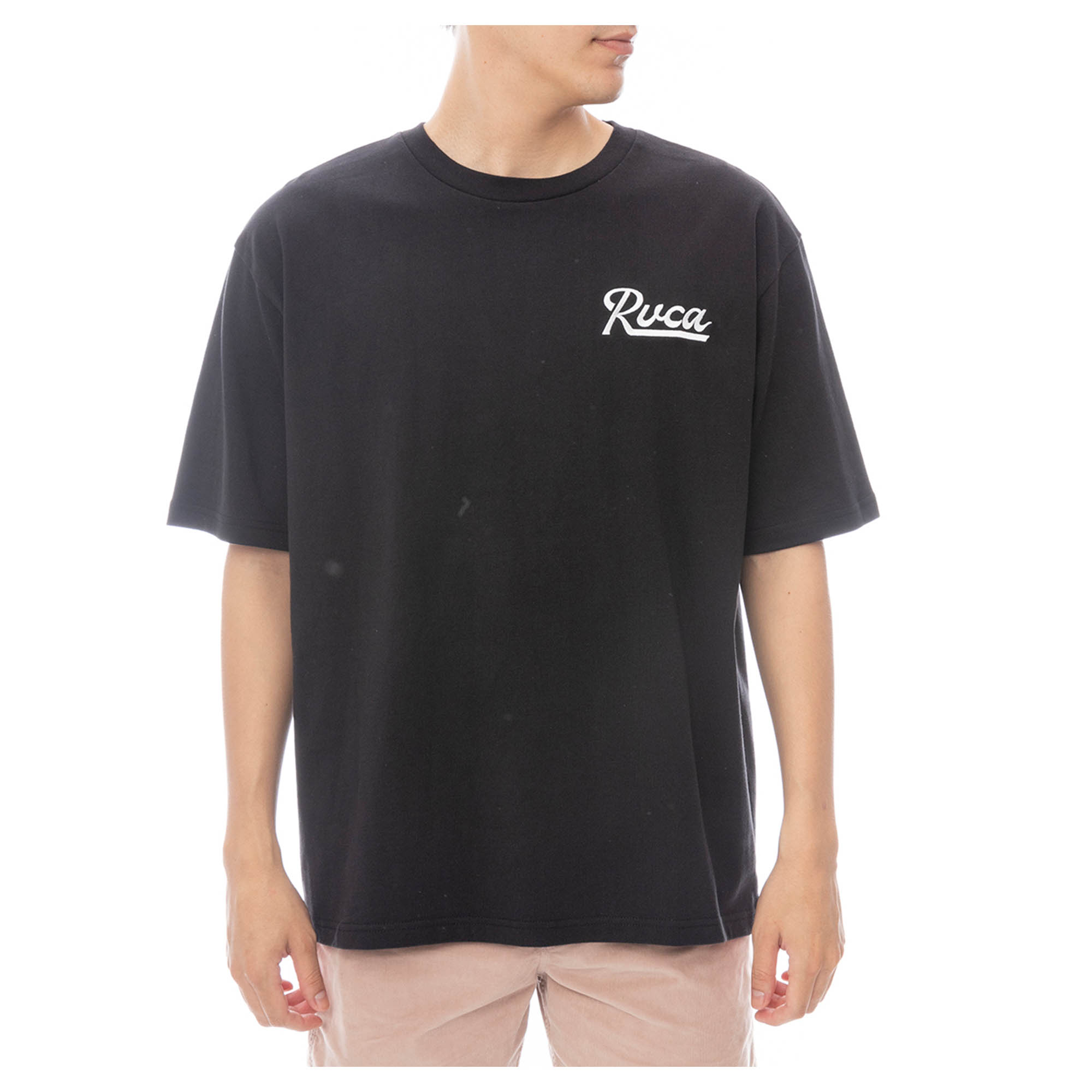 RVCA ルーカ 半袖Tシャツ メンズ BF041254 ブルー 青 ホワイト
