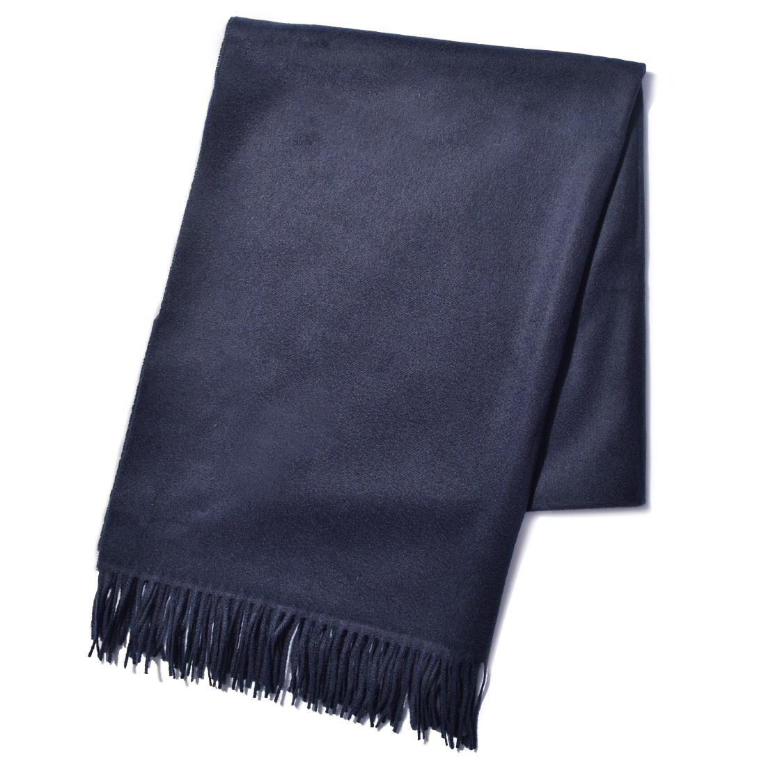 Johnstons of Elgin 大判ストール PLST別注　ネイビー Johnstons of Elgin（ジョンストンズ オブ エルガン） ストール FREE