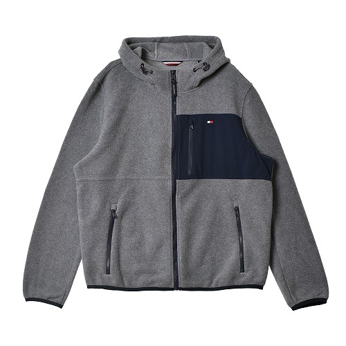 トミーヒルフィガー フリース メンズ TOMMY HILFIGER 151AF238 ブラック 黒 ネイビー 紺 ウエア アウター パーカー フーディ ジャケット ブランド ロゴ シンプル｜z-mall｜04