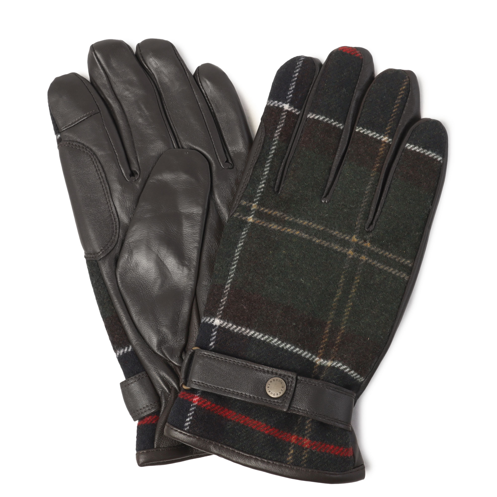 Barbour（バブアー） 手袋 メンズ BARBOUR MGL0051 ブラック 黒 グレー