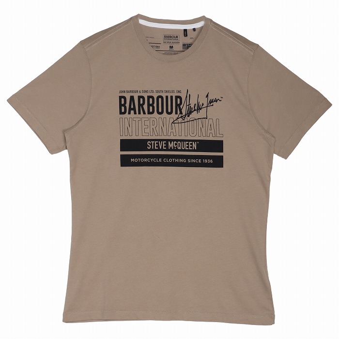 送料無料 バブアー 半袖Tシャツ メンズ B.INTL BARRY TEE BARBOUR MTS1...