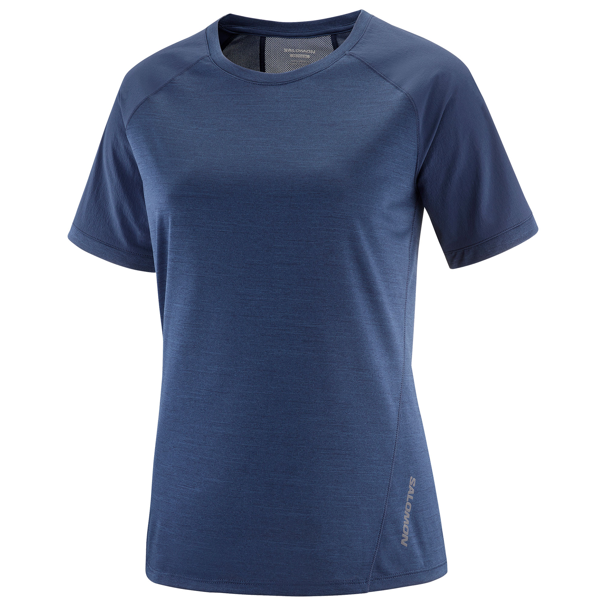 （ゆうパケット送料無料） サロモン 半袖Tシャツ レディース OUTLINE TEE SALOMON LC2029800 LC2029900 LC2030000 黒 ネイビー 紺 半袖 スポーツ｜z-mall｜04