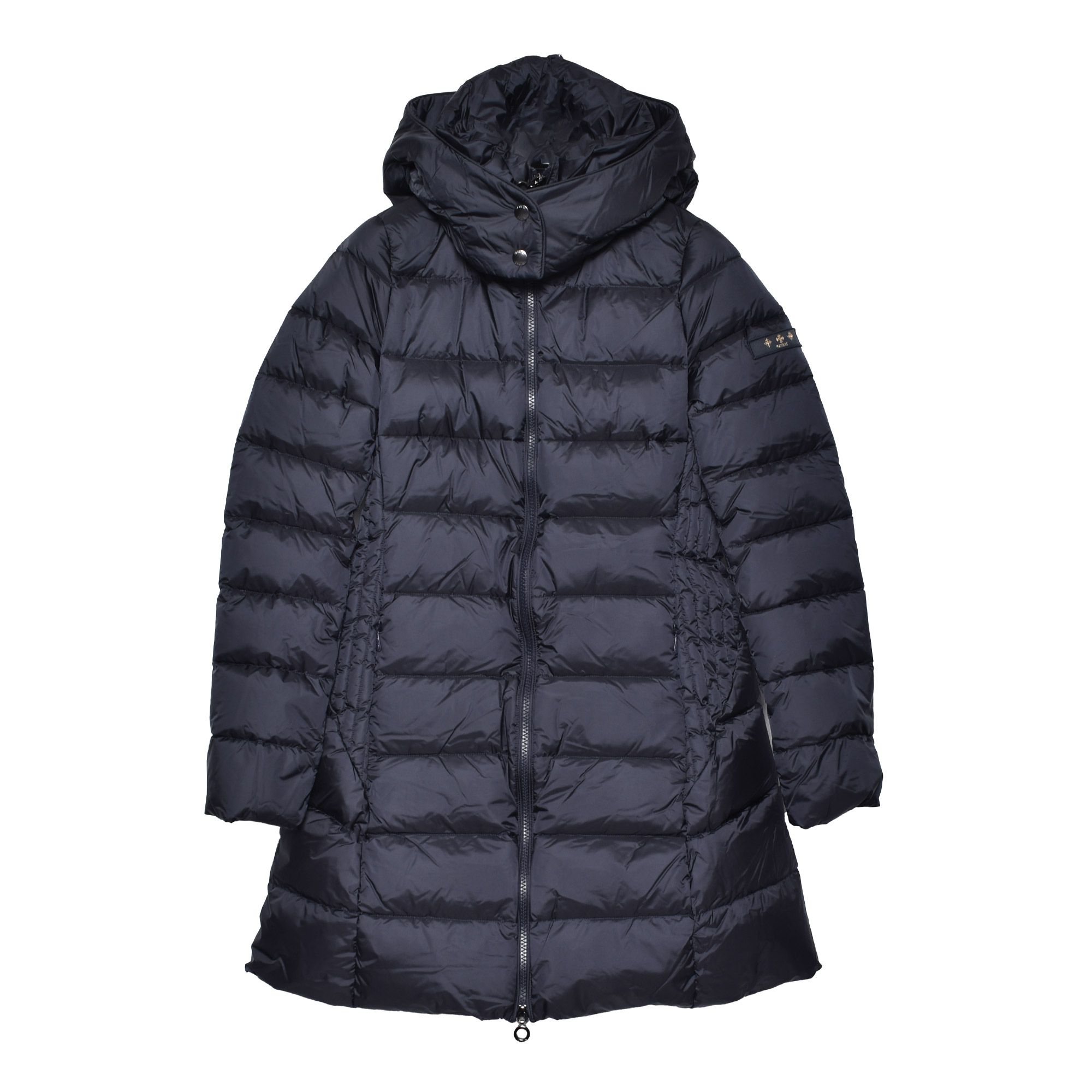 美品　TATRAS ブラック ロングダウンジャケット　04 XL TATRAS ブラック ロングダウンジャケット