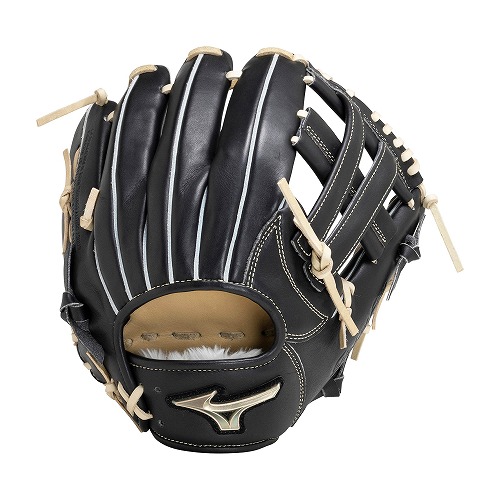 Mizuno 軟式グローブ ブラック/ベージュ 3400-0324-co2.jpg