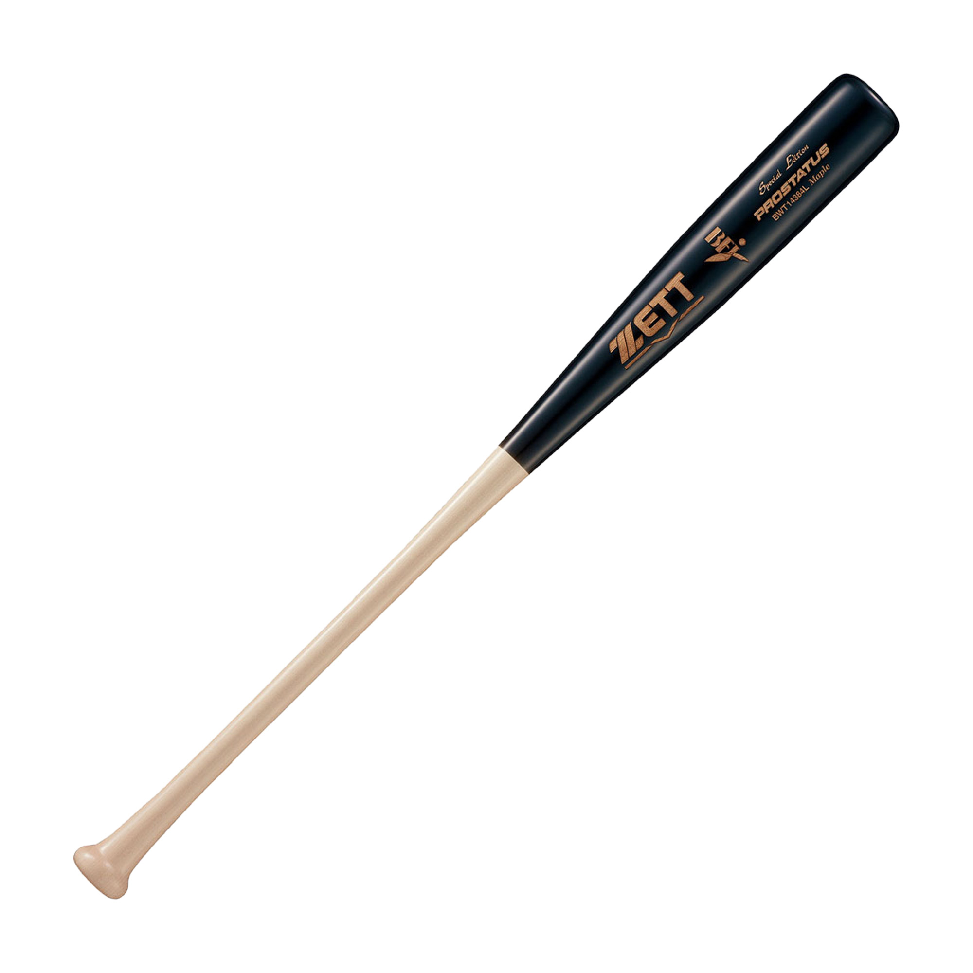 ZETT PROSTATUS 木製バット ブラウン/ブラック ゼット バット 大人 一般 硬式木製バット プロステイタス 84cm