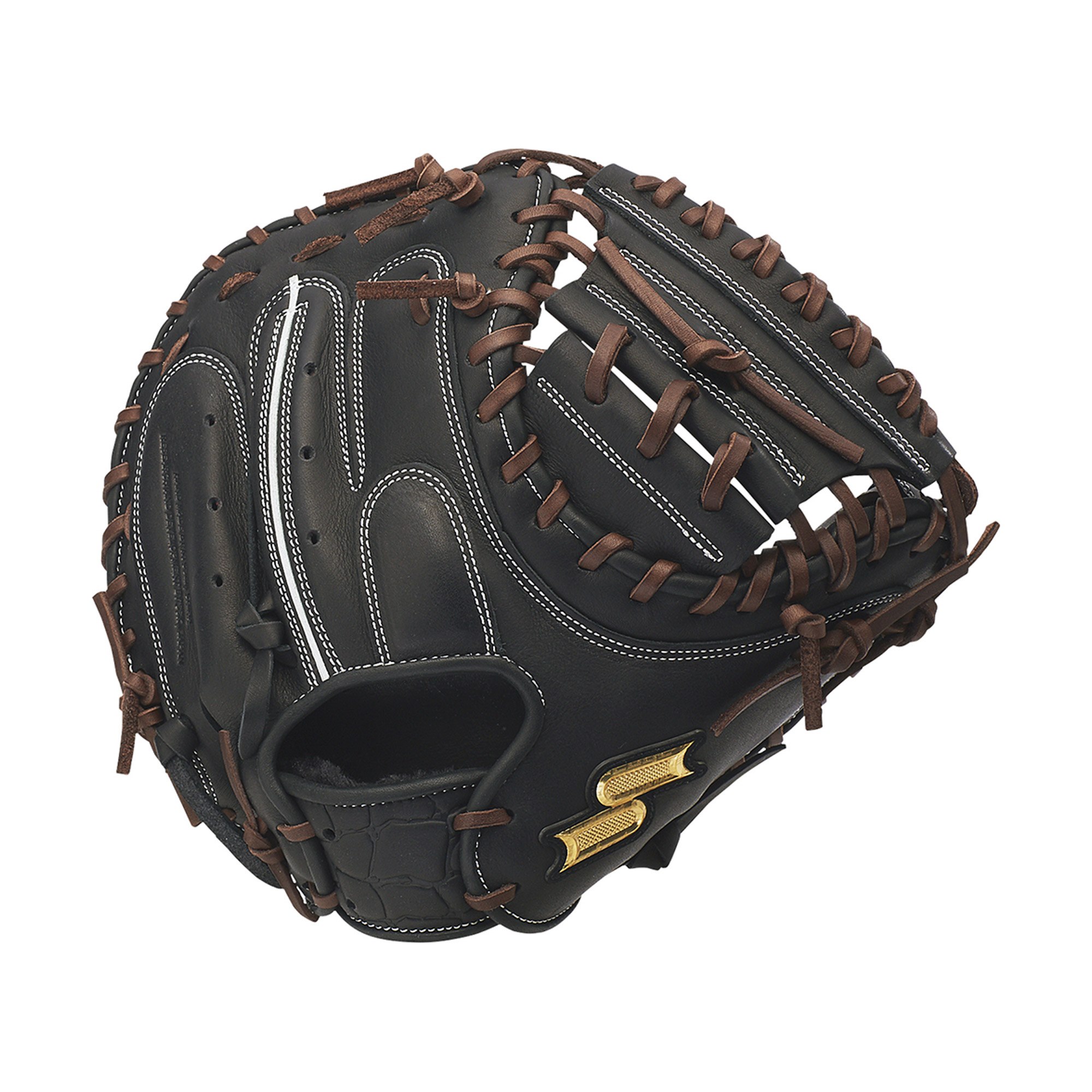 一般 軟式野球 キャッチャーミットSSK エスエスケー ブラック 大人サイズ ブラック/右投げのみ】SSK（エスエスケイ）限定 軟式用