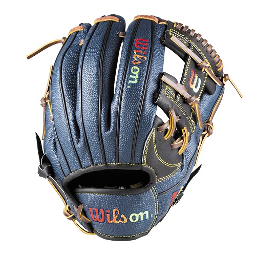 ウィルソン グラブ 大人 一般 WILSON WBW102481 WBW102483 WBW102485 ブラック 黒 ネイビー 紺 野球 ベースボール グラブ グローブ 軟式 内野手 一般 大人 | Wilson | 02