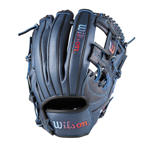 ウィルソン グラブ 大人 一般 WILSON WBW102481 WBW102483 WBW102485 ブラック 黒 ネイビー 紺 野球 ベースボール グラブ グローブ 軟式 内野手 一般 大人 | Wilson | 03
