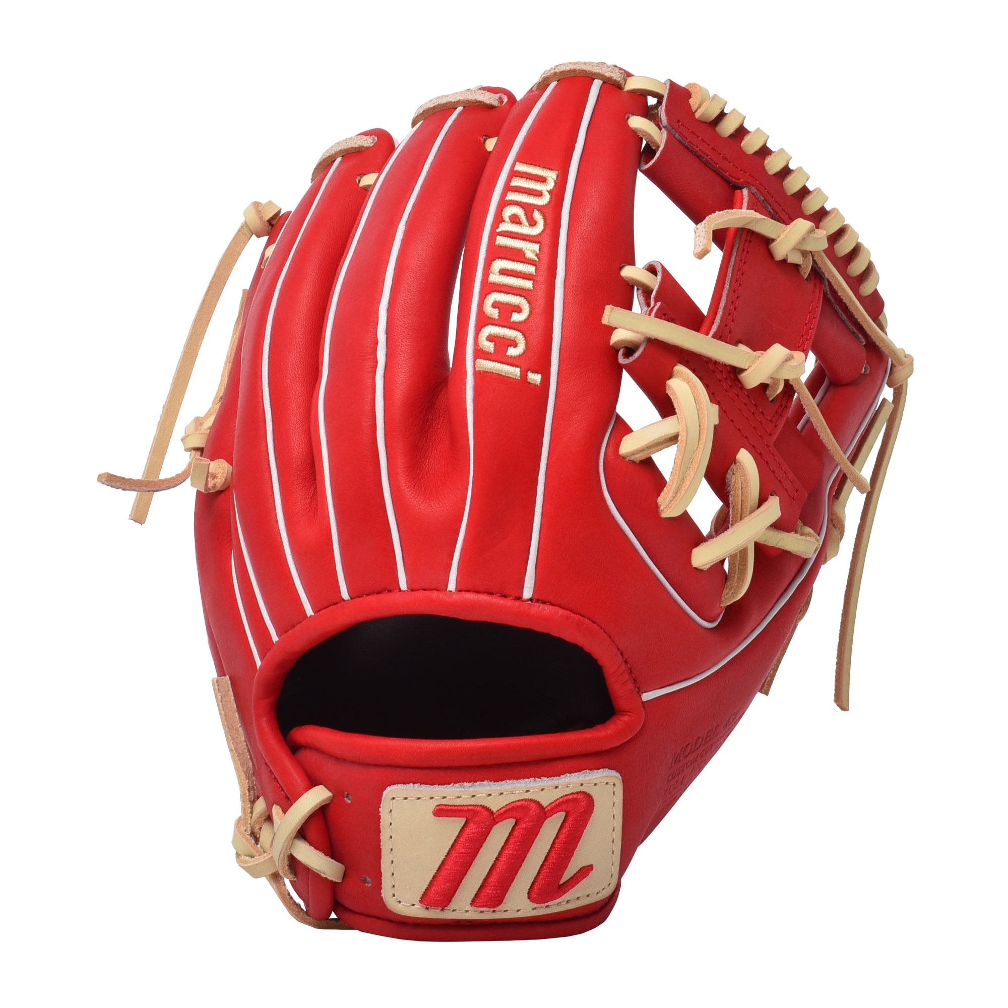 マルーチ グローブ 大人 一般 marucci MFG2CY43A2 レッド 赤 ベージュ ブラウン 茶 野球 ベースボール グラブ グローブ 硬式 内野手 一般 大人 野球用品｜z-mall｜02