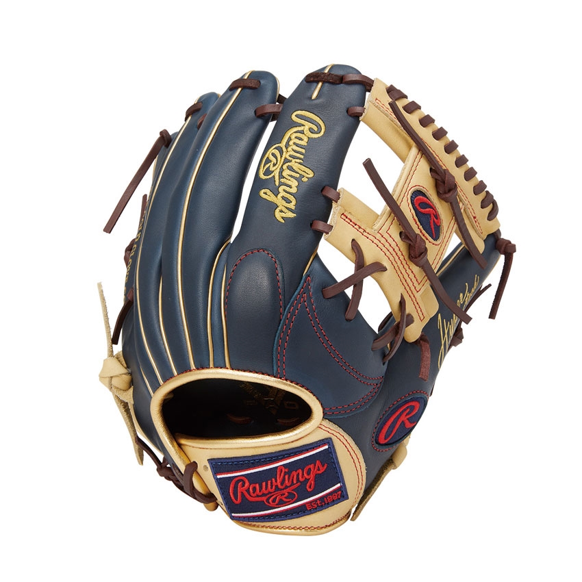 Rawlings 軟式 グローブ ネイビー/ベージュ