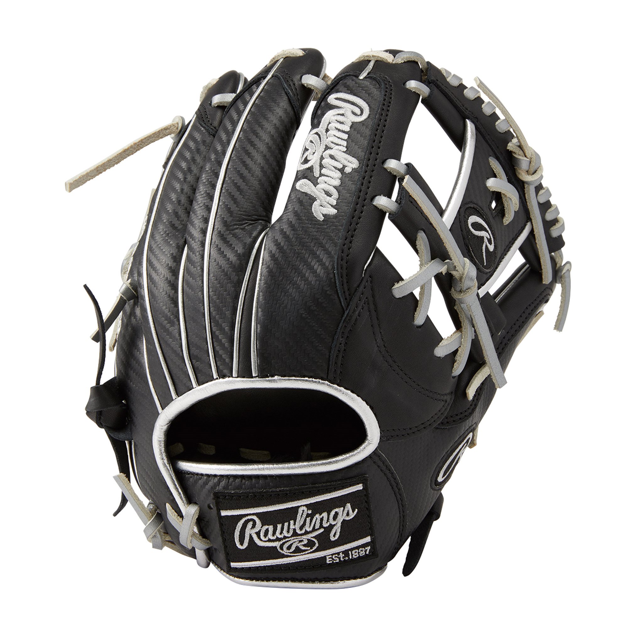y*＠　Rawlings 硬式グローブ ブラック/ゴールド Rawlings 送料無料 ローリングス グローブ 大人 一般 軟式 HOH