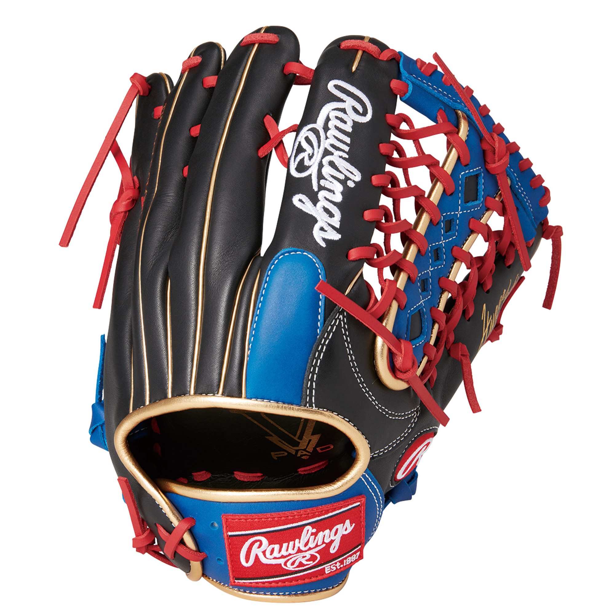 Rawlings Hyper 軟式グローブ レッド/ネイビー Rawlings Hyper 軟式グローブ レッド/ネイビー RAWLINGS