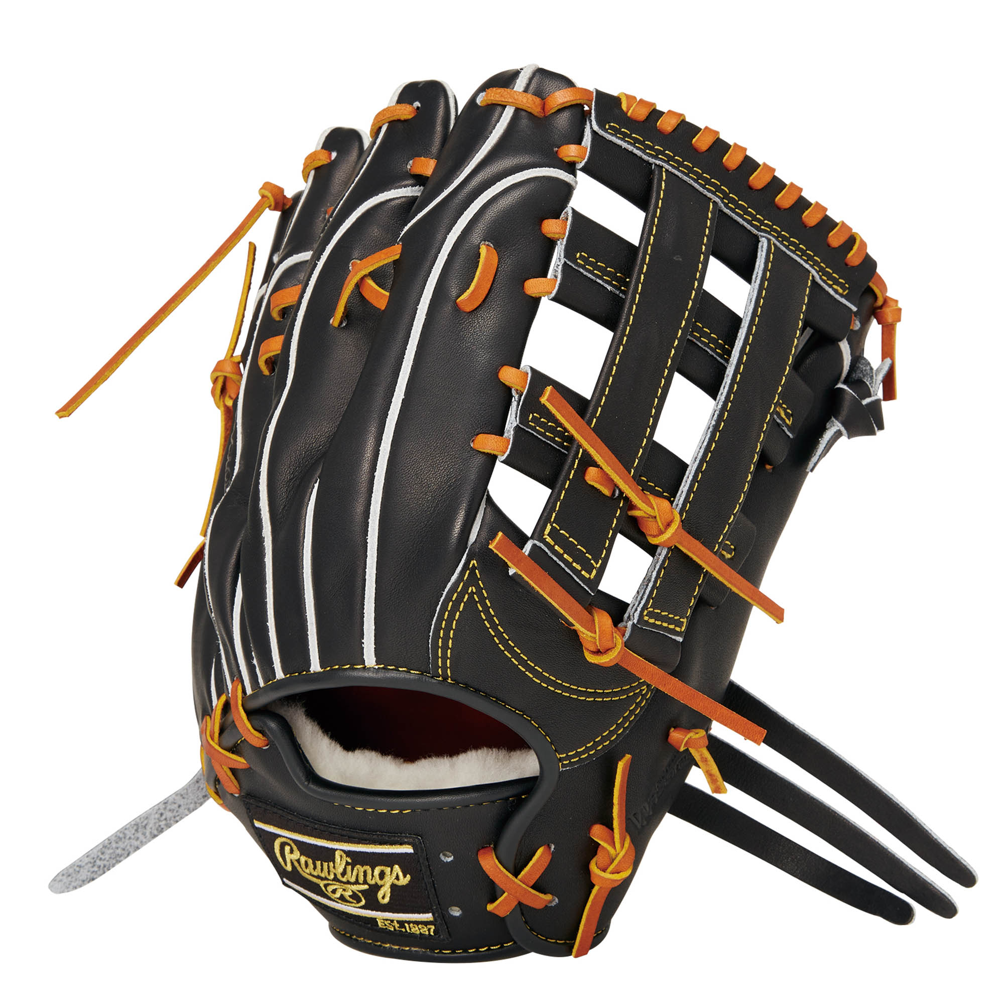 Rawlings 硬式グローブ ブラック ローリングス グローブ 大人 一般 Rawlings GH4PW2B87MG