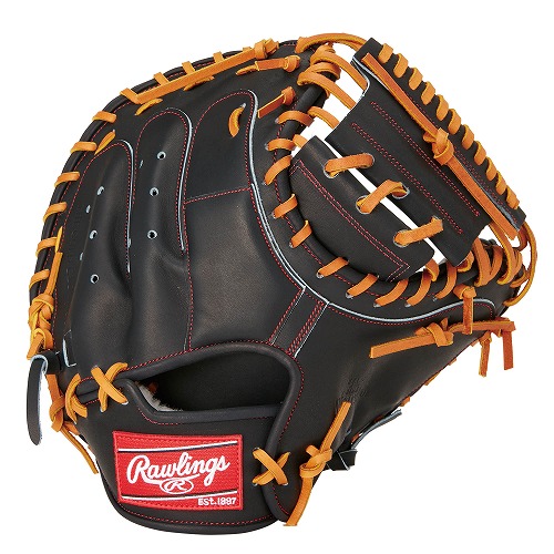 Rawlings キャッチャーミット 黒　大人用 ローリングス キャッチャーミット 硬式 HOH プレミアム