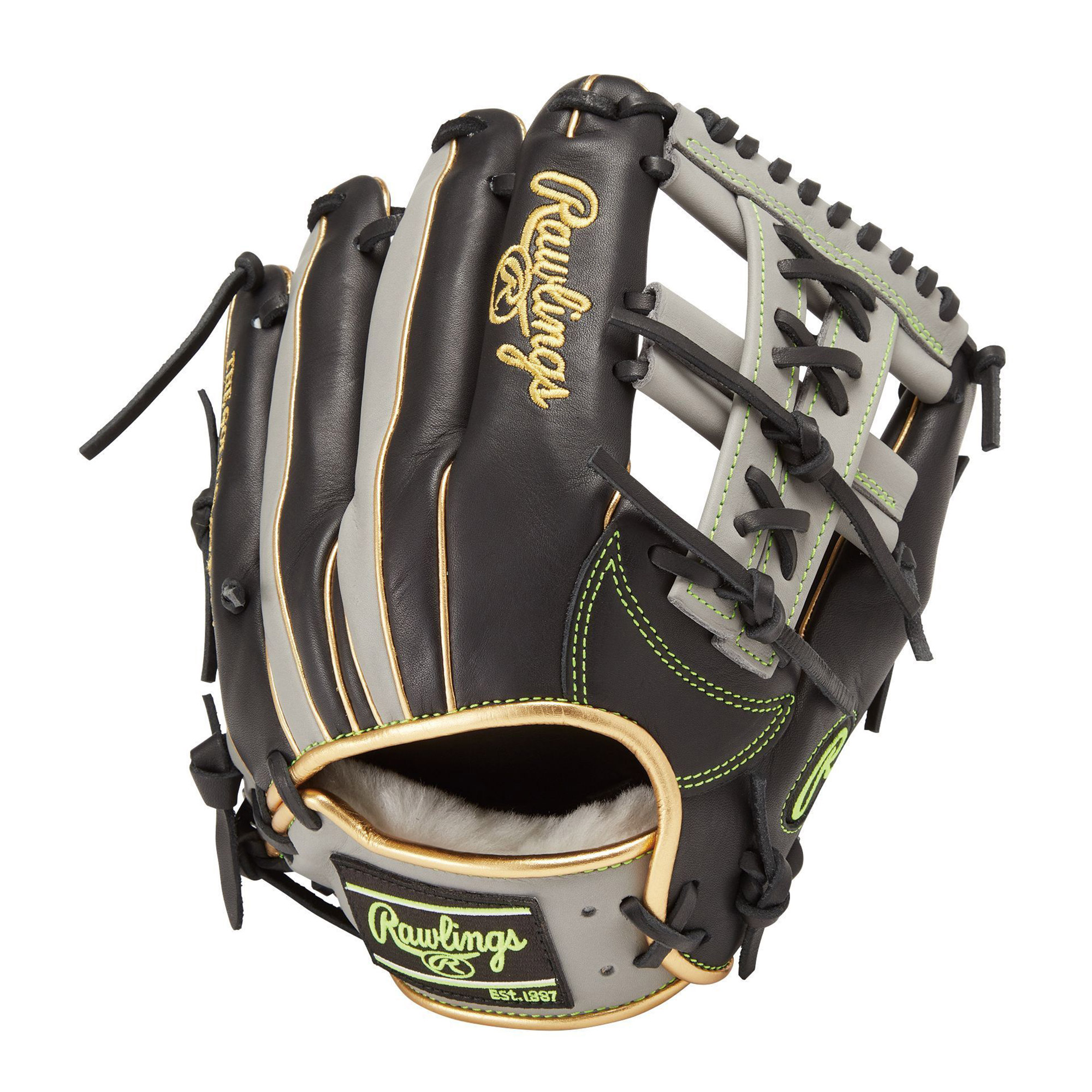 ロング Rawlings 軟式グローブ ブラック ローリングス クリーニング済み 】 ローリングス 軟式グローブ / 内野手用