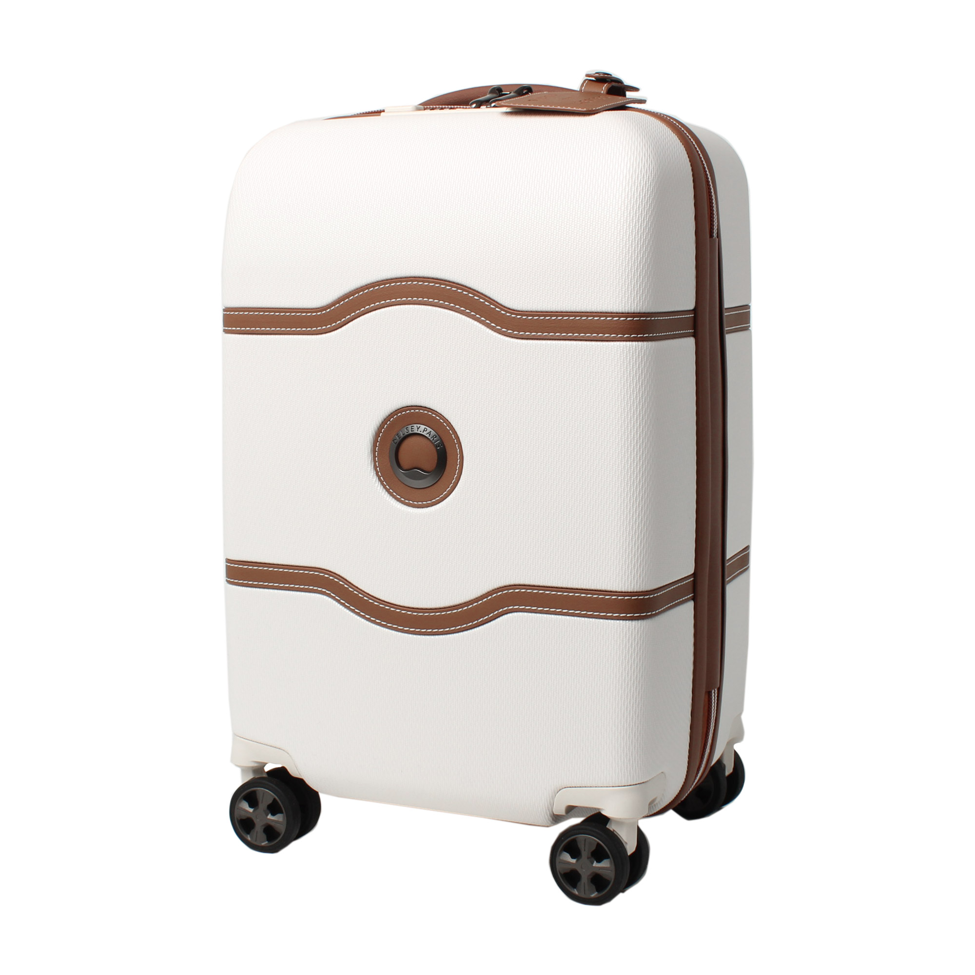 デルセー スーツケース メンズ レディース DELSEY 001676801 ホワイト 白 ブラウン 茶 38L 38リットル USBポート 充電 鞄 バッグ キャリーケース キャリーバッグ｜z-mall｜04