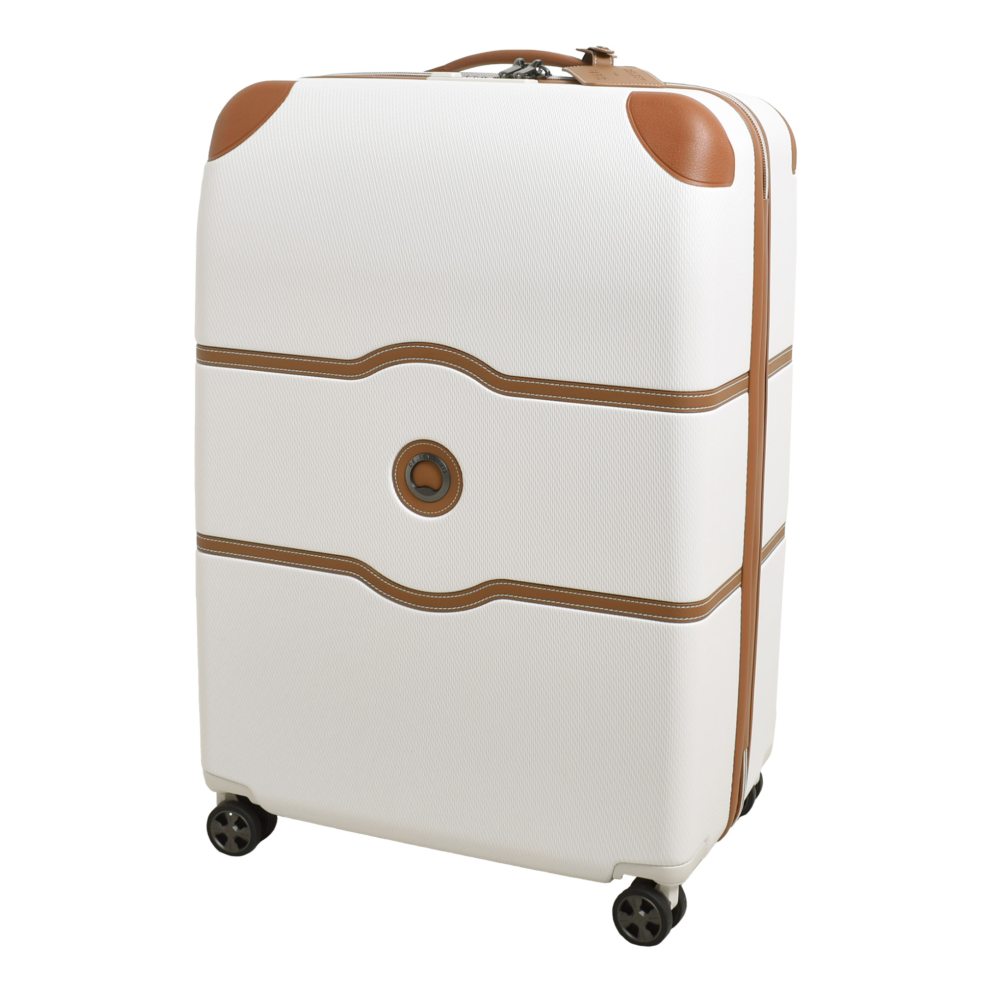 デルセー スーツケース メンズ レディース DELSEY 001676821 ホワイト 白 ブラウン...