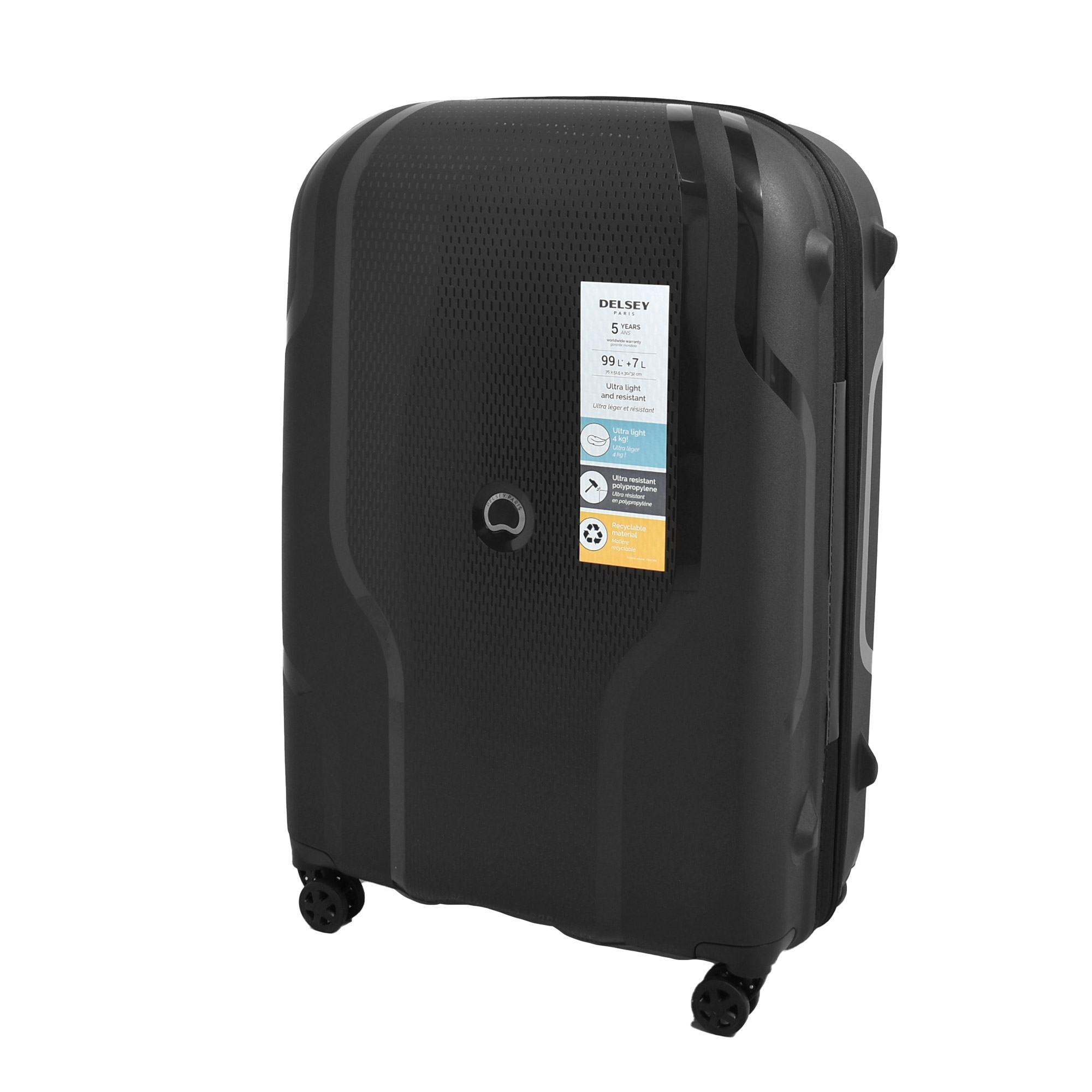 デルセー スーツケース メンズ レディース DELSEY 003845821 ブラック