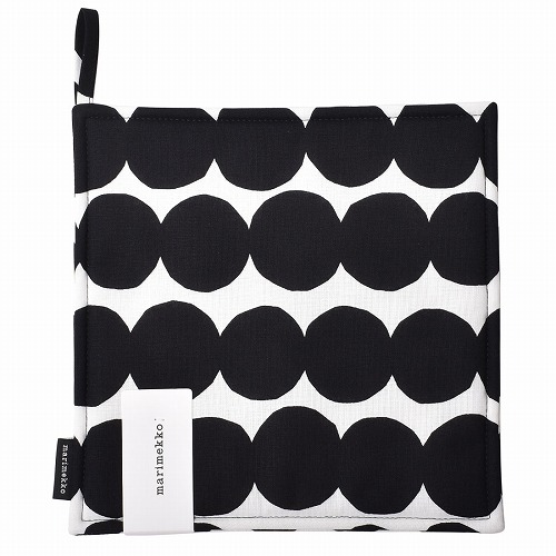 【ゆうパケット可】 マリメッコ 鍋つかみ オーブンミトン MARIMEKKO ブラック 黒 レッド 赤 鍋敷き 鍋掴み コースター マット 北欧 花柄 ブランド おしゃれ｜z-mall｜07