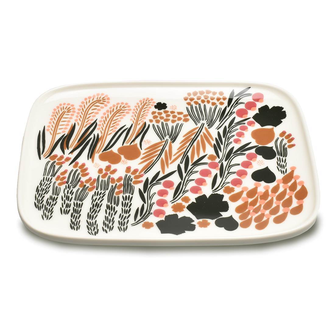 マリメッコ 食器 皿 プレート 15×12 MARIMEKKO ウニッコ ホワイト 白 ブラック 黒 レッド グリーン キッチン :7403