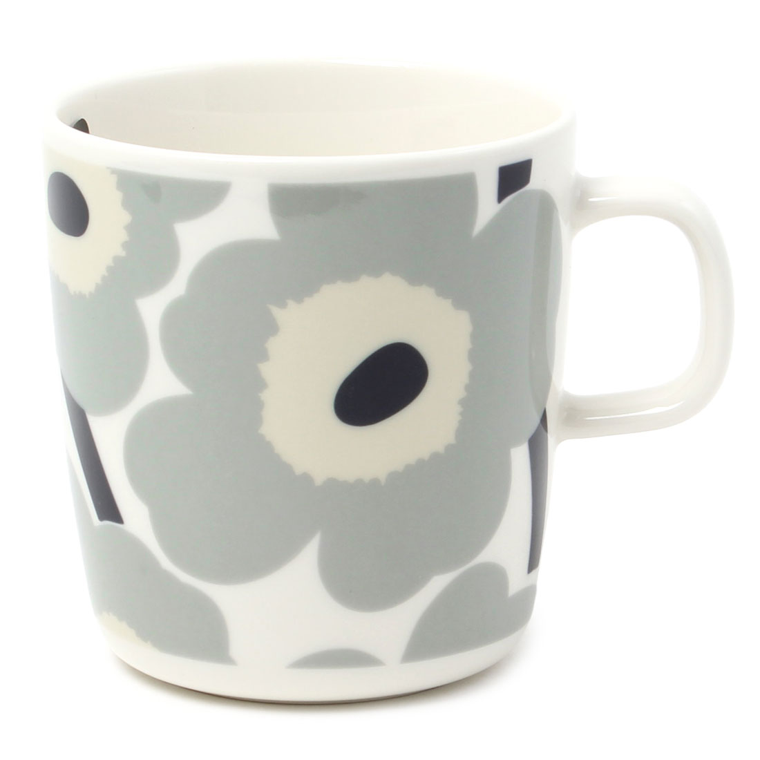 マリメッコ マグカップ 400ml 食器 マグ MARIMEKKO MUG 400ml ウニッコ 誕生日 結婚祝い おしゃれ ブラック 黒 ホワイト 白 | marimekko | 08