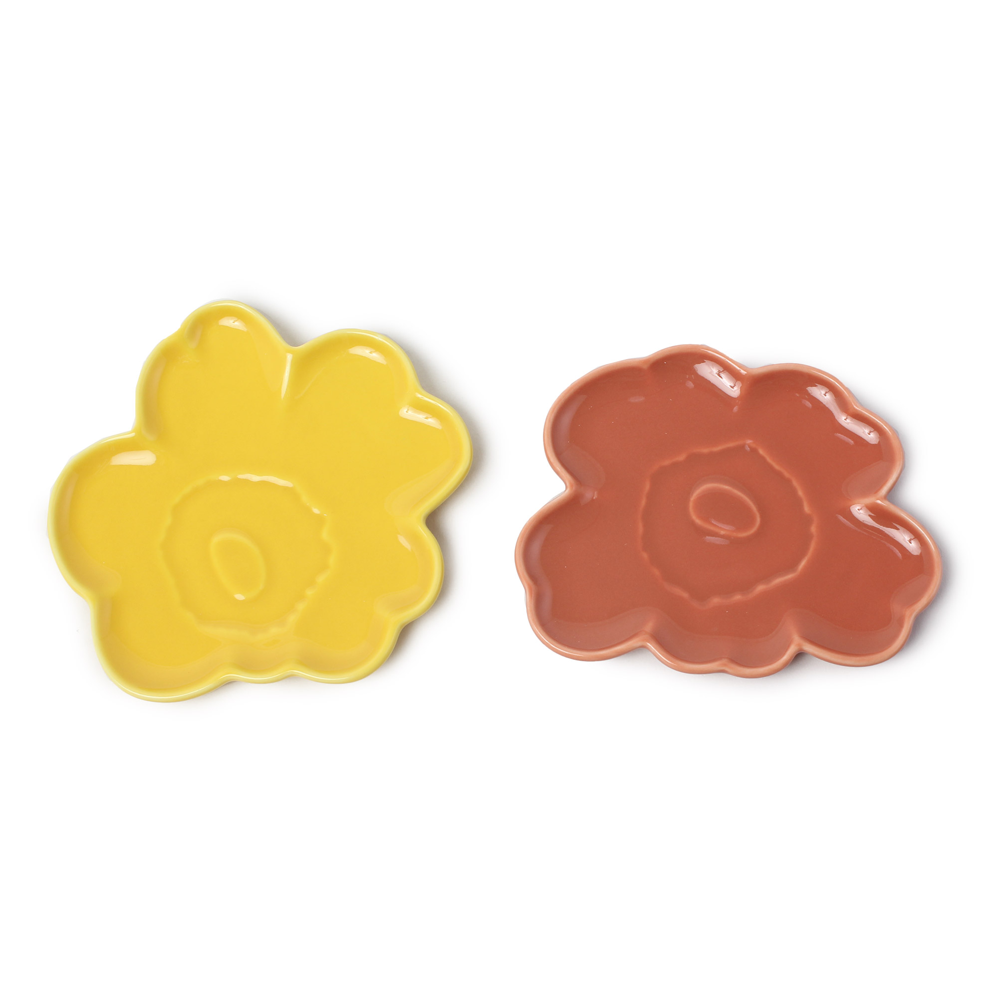 新品未使用マリメッコウニッコ60周年陶器皿2枚セット marimekko マリメッコ UNIKKO 60th PLATE SET ウニッコ 60周年