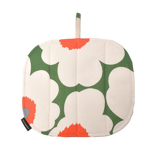 マリメッコ 鍋つかみ ポットホルダー MARIMEKKO ウニッコ 鍋敷き 鍋掴み コースター マット ミトン 北欧 花柄 ブランド おしゃれ【ネコポス配送】 | marimekko | 01