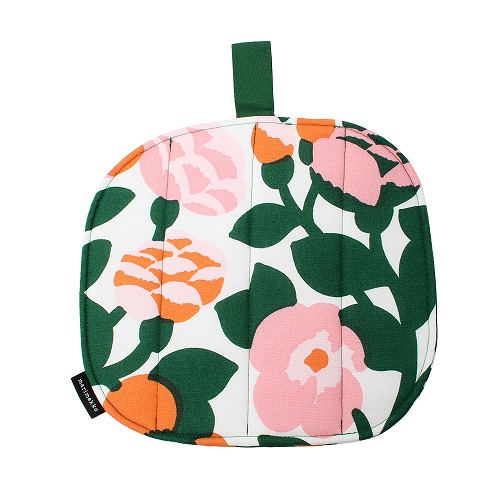 マリメッコ 鍋つかみ ポットホルダー MARIMEKKO ウニッコ 鍋敷き 鍋掴み コースター マット ミトン 北欧 花柄 ブランド おしゃれ【ネコポス配送】 | marimekko | 02