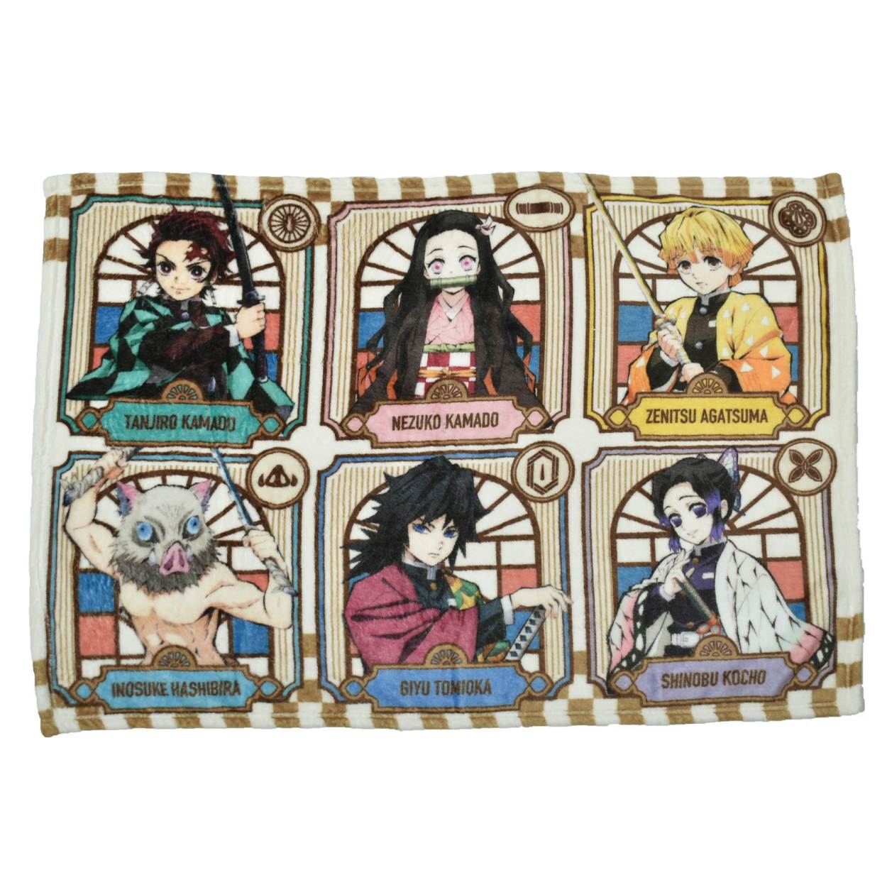 鬼滅の刃 グッズ キャラクター しのぶ ブランケット ひざ掛け 毛布