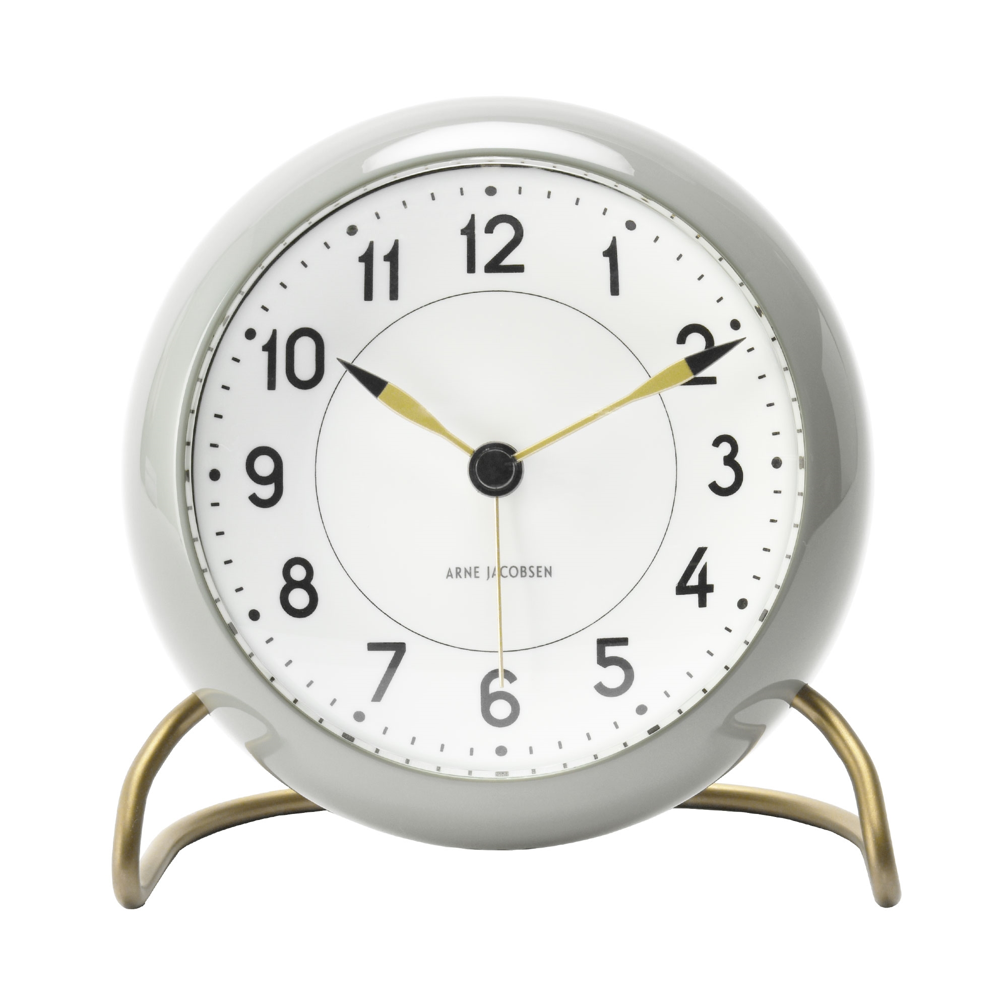 ARNE JACOBSEN　置き時計　テーブルクロック　ホワイト アルネヤコブセン LK 目覚まし時計 置時計 テーブルクロック ホワイト