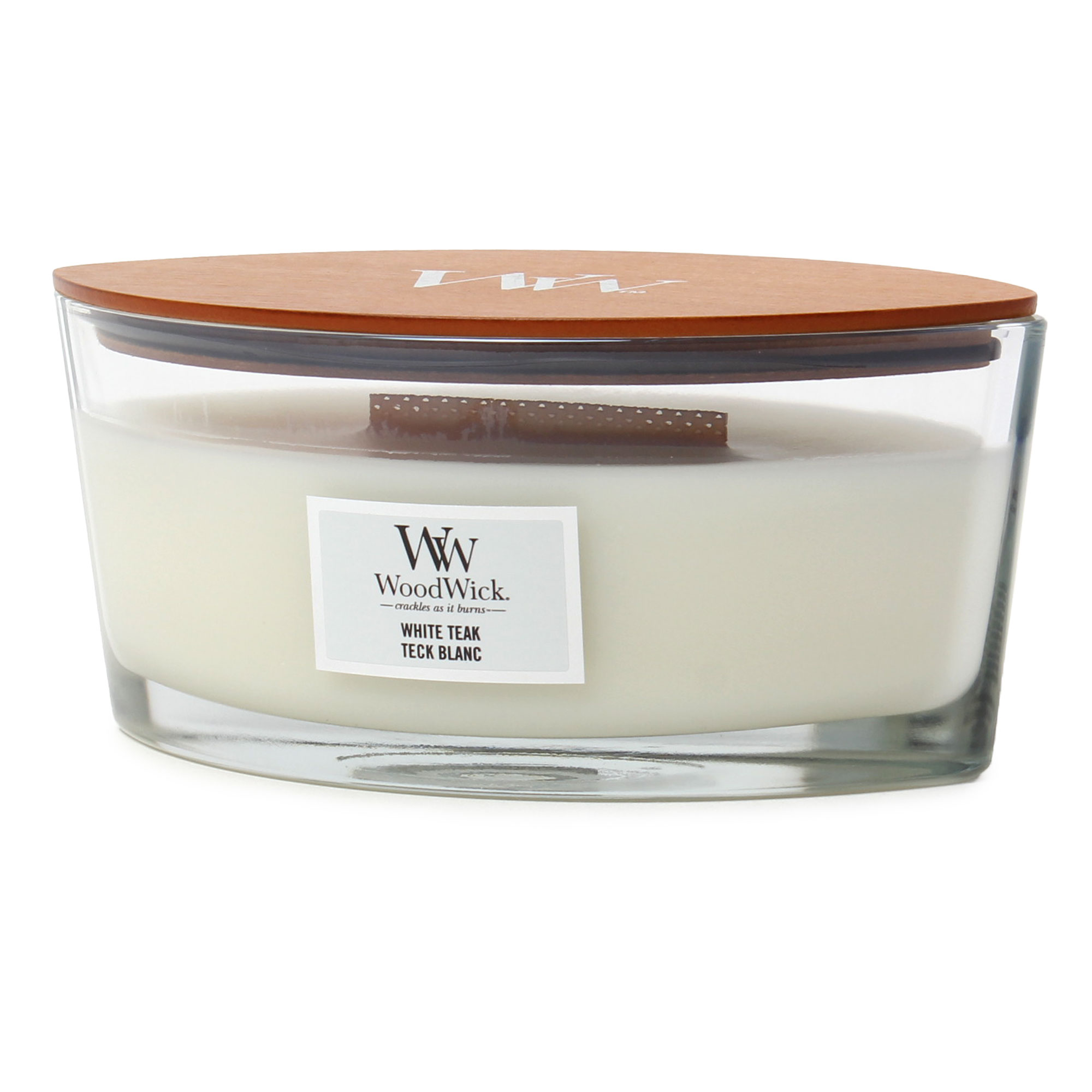 ウッドウィック アロマキャンドル WOODWICK ホワイト 白 グレー