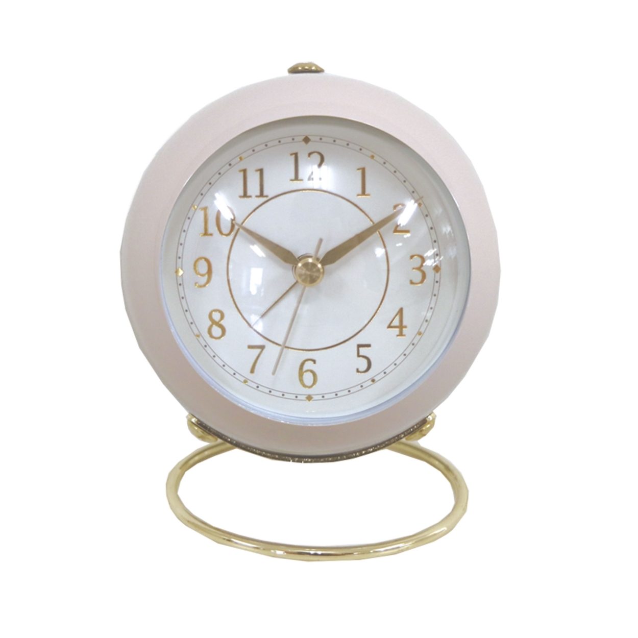 送料無料 マルモ 置き時計 アラームクロックスフィア MARMO ブラウン 茶 時計 コンパクト シンプル スイープ 目覚まし時計｜z-mall｜05