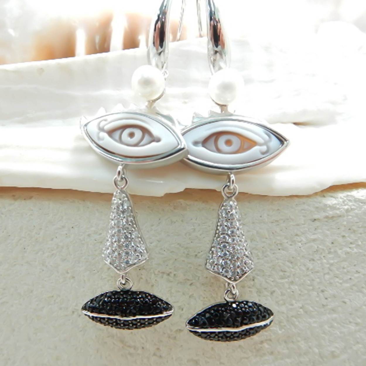 カメオイタリアーノ ピアス レディース CAROUSEL CAMEOITALIANO 082