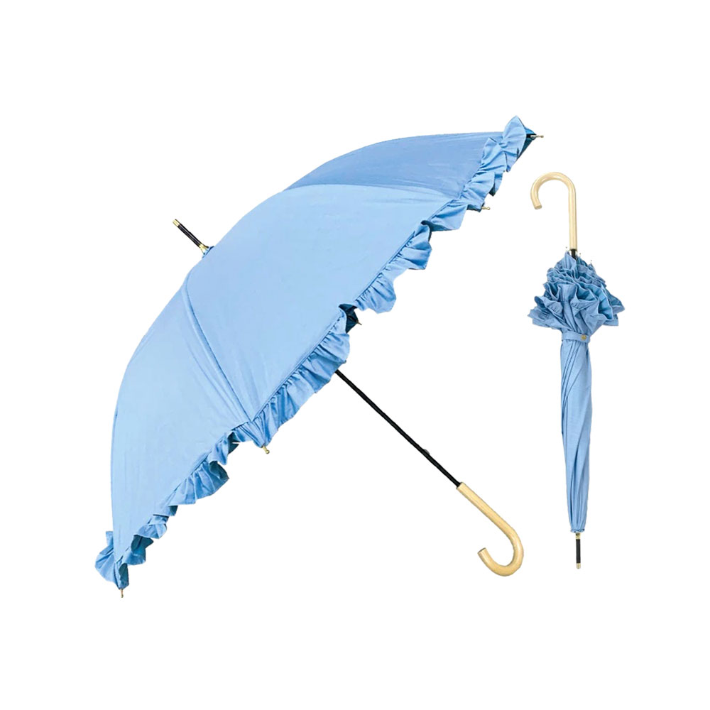 Waterfront（ウォーターフロント） 傘 レディース DENIM FRILL PARASOL