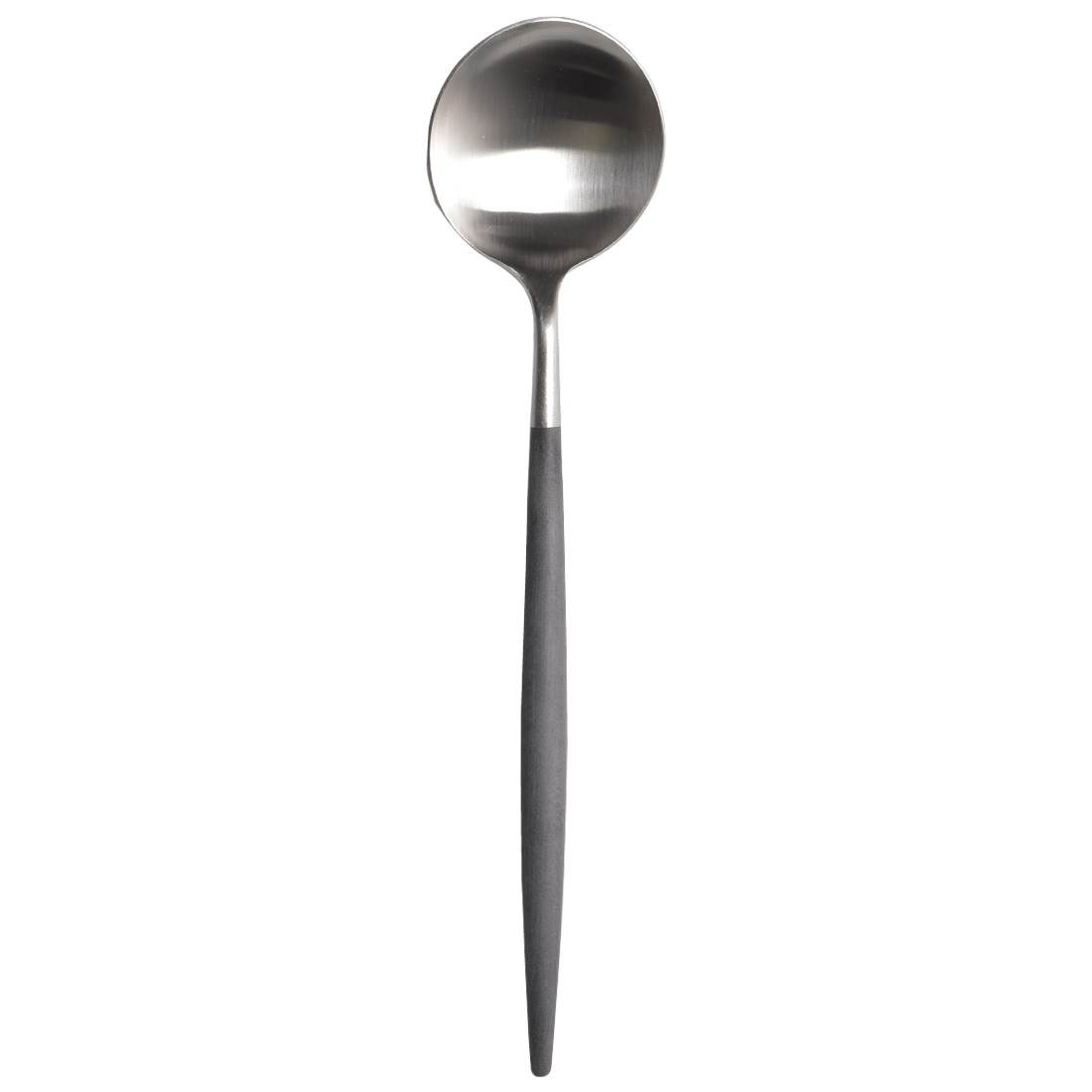 クチポール CUTIPOL ゴア GOA デザートスプーン ブラック×マット カトラリー スプーン DESSERT SPOON GO.08 食器 カフェ | Cutipol | 01