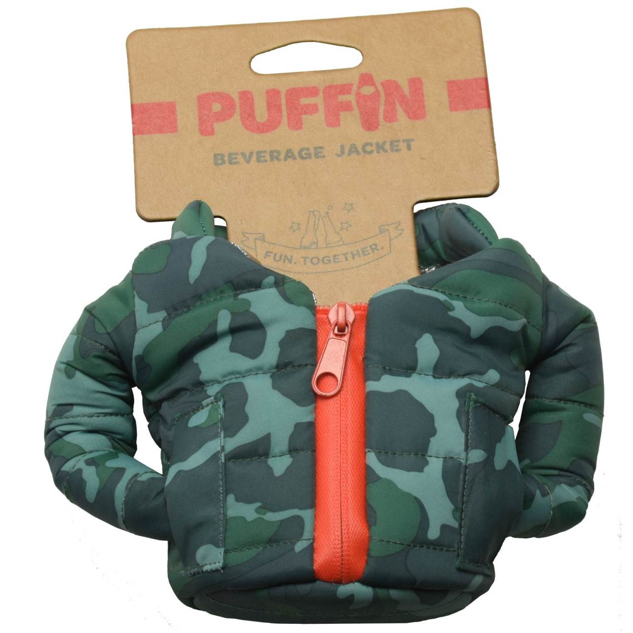 パフィンクーラーズ ボトルホルダー BEVERAGE JACKET PUFFINCOOLERS ブル...