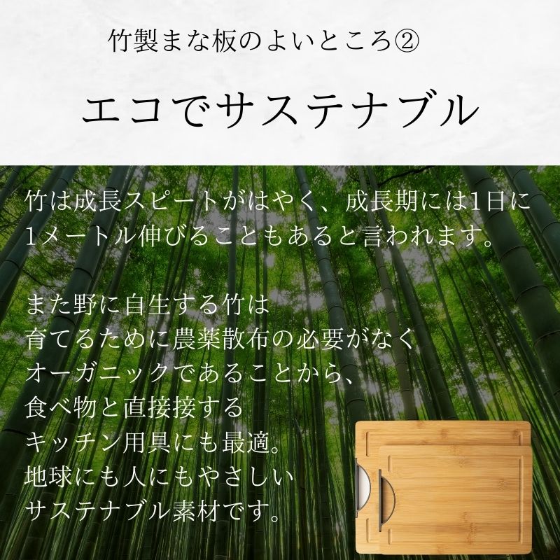 まな板 カッティングボード 竹製 木製 Mサイズ GUSTA (グスタ) おしゃれ プレゼント用 ギフト用 清潔 竹 取っ手 キッチン アウトドア  送料無料 壁掛け母の日