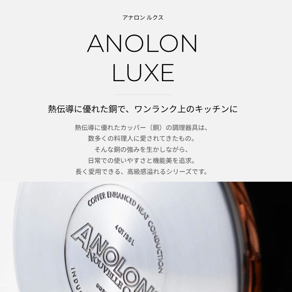 アナロン ヌーヴェルカッパー マイヤー MEYER フライパン ルクス 20cm