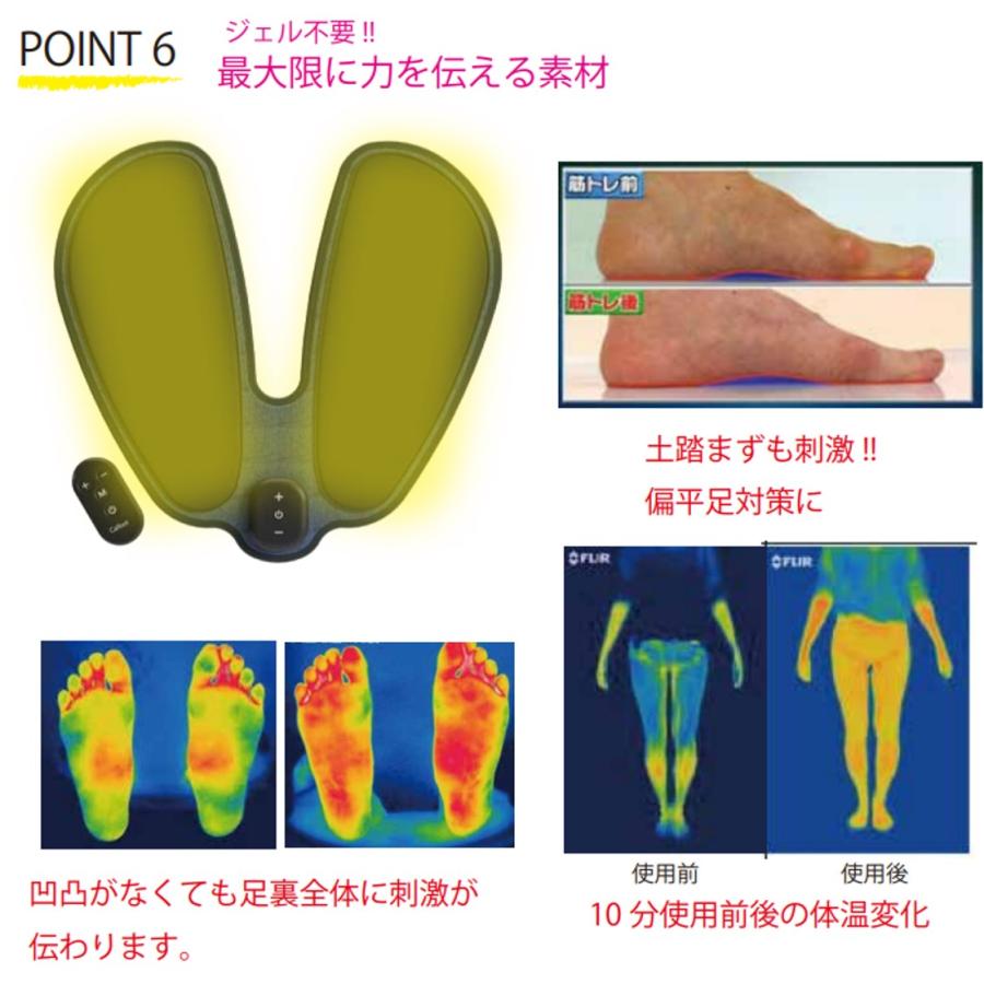 カルフット Calfoot EMS 足裏 EMSパッド EMSマット ダイエット