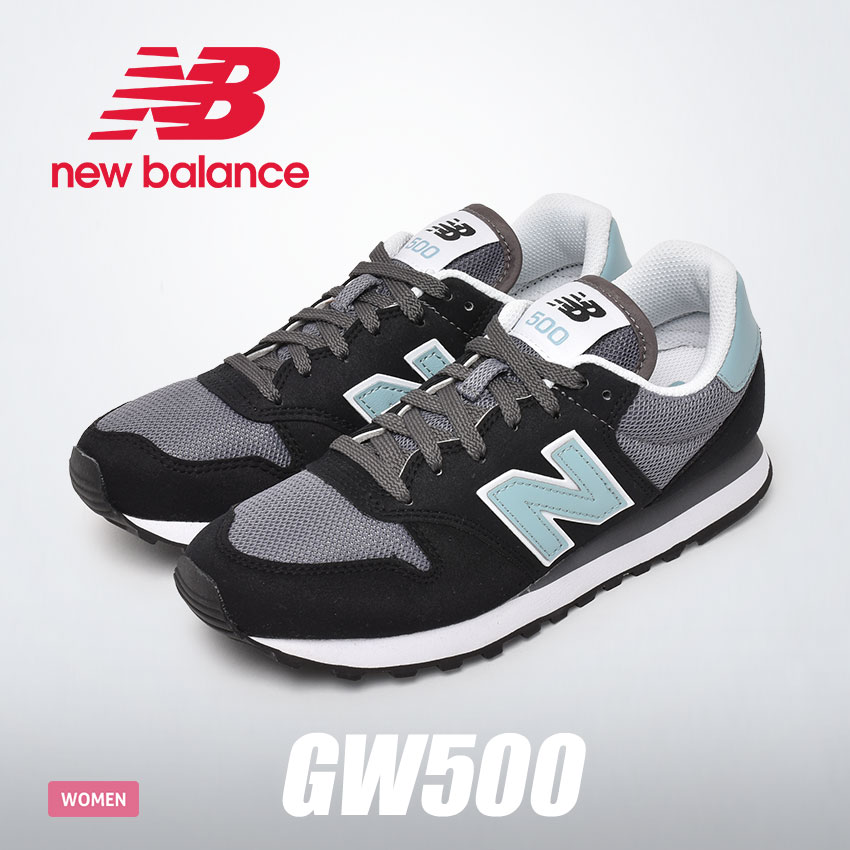 ニューバランス 500 スニーカー レディース GW500 NEW BALANCE GW500CB2 黒 ネイビー 紺｜z-sports｜03