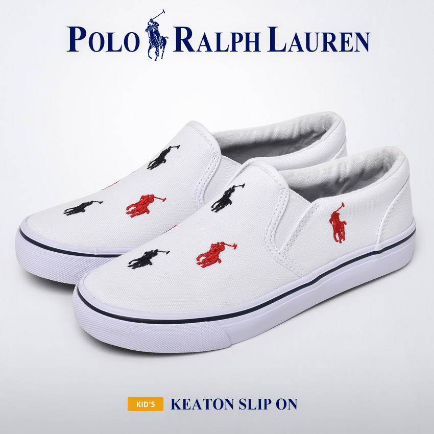 ポロ ラルフローレン スリッポン キッズ ジュニア KEATON SLIP ON POLO RALP...