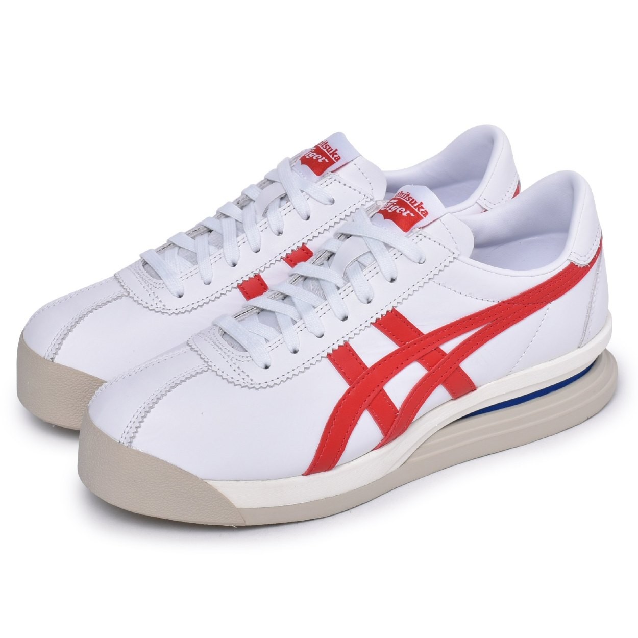 オニツカタイガー スニーカー メンズ タイガー コルセア Ex Onitsuka Tiger 11a561 ホワイト 白 ネイビー 靴 シューズ 通勤 Z Sports Paypayモール店 通販 Paypayモール