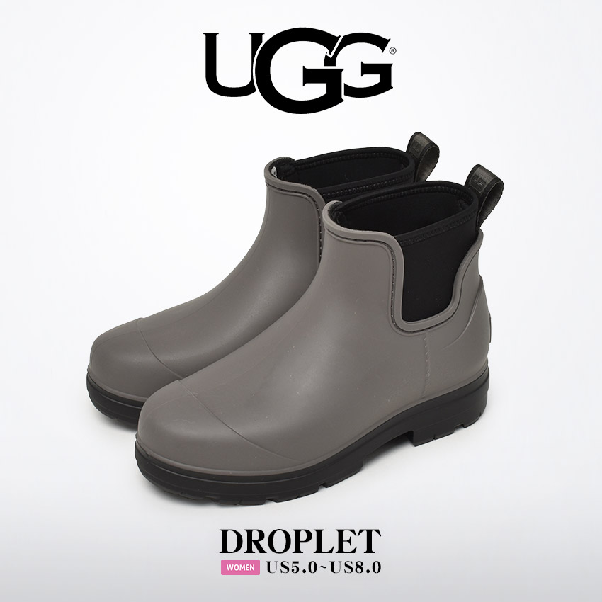 アグ レインブーツ レディース ドロップレット UGG 1130831 ブラウン