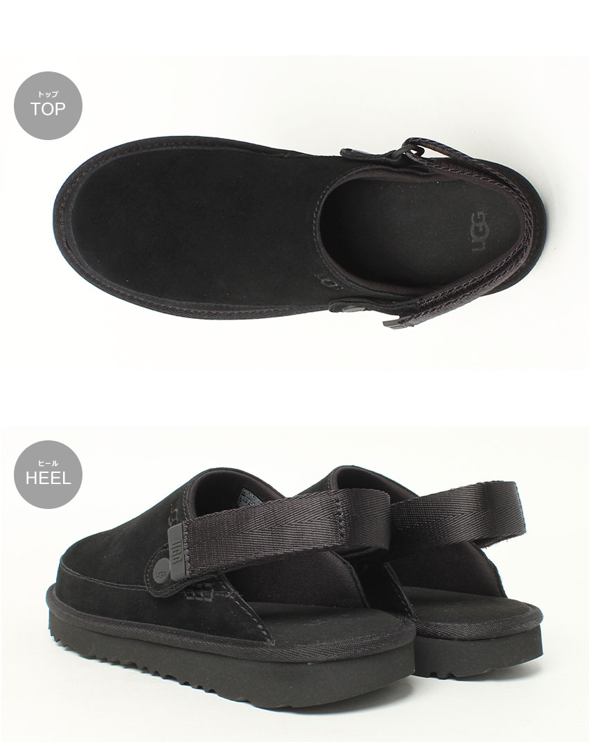 UGG Kids アンクルストラップ サンダル | ブラック | FARFETCH JP
