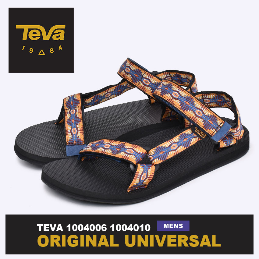 テバ サンダル メンズ オリジナル ユニバーサル TEVA 1004006 1004010 黒 白 オフィス ぺたんこ つっかけ 海 父の日 プレゼント ギフト｜z-sports｜07