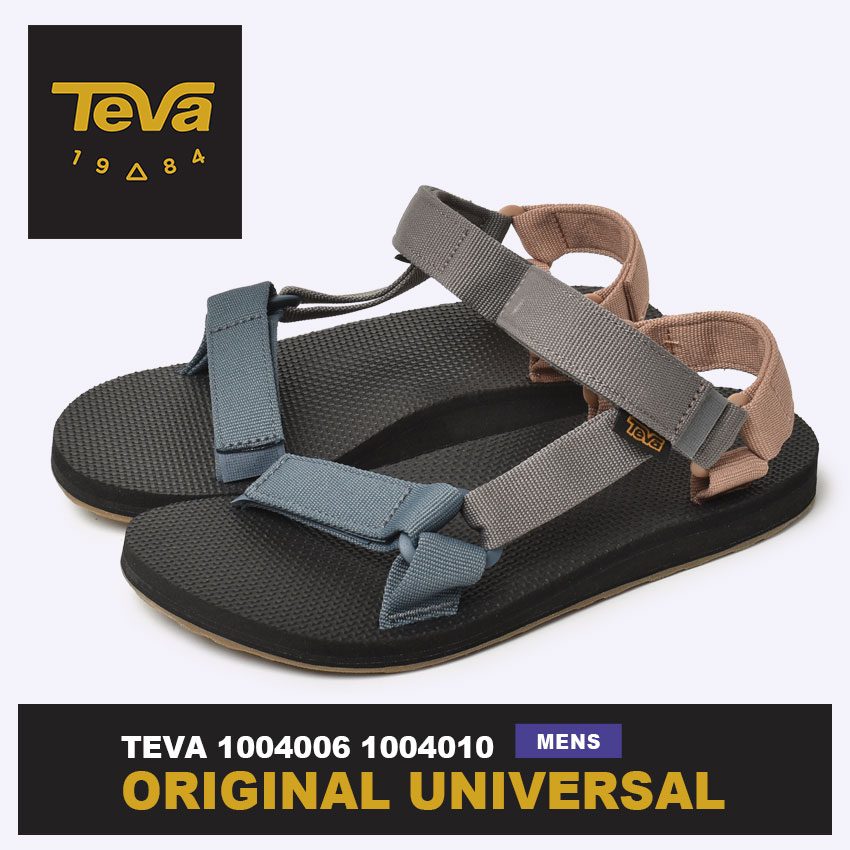 送料無料 テバ サンダル メンズ オリジナル ユニバーサル TEVA 1004006 1004010 黒 白 オフィス ぺたんこ つっかけ 海｜z-sports｜12