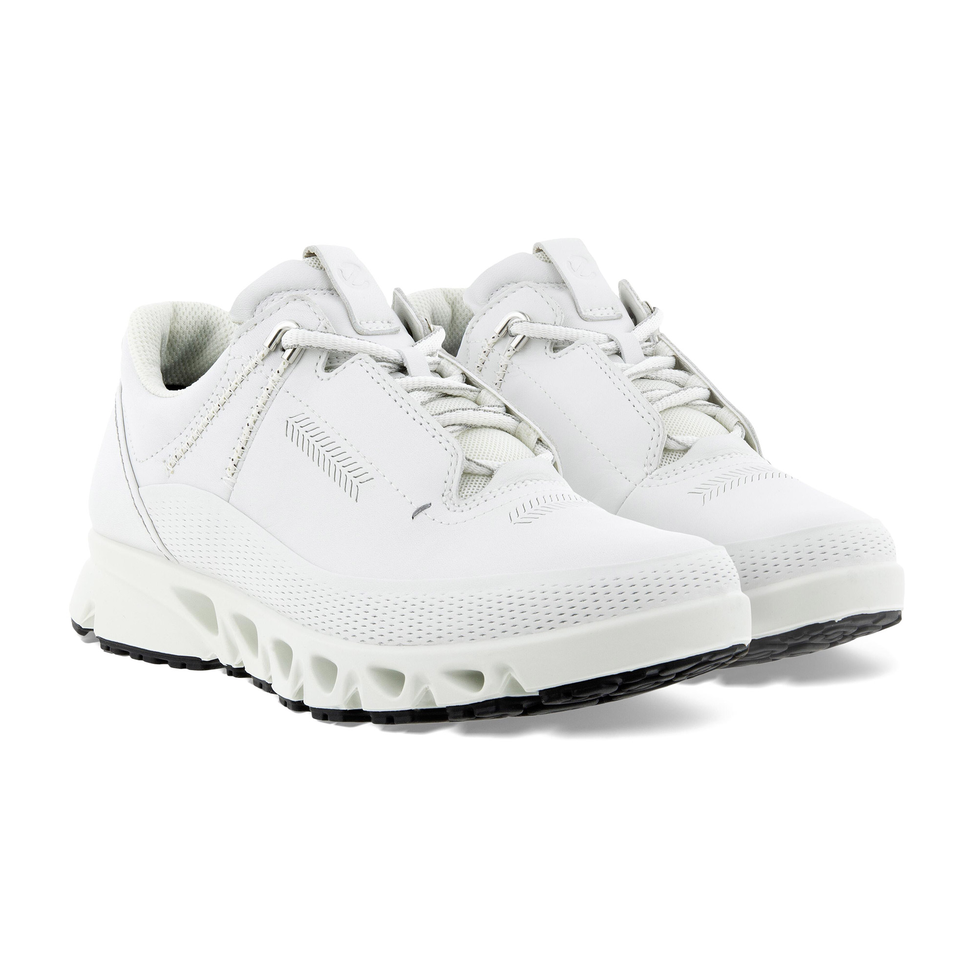 エコー レディース スニーカー 880123 01001 ECCO Multi Vent Low ウィメンズ レザーGore-Texシューズ | ブラック